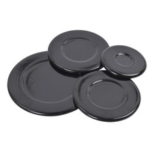 Universal Cooker Hob Gas Burner Cap Cover Parts 4 Pcs Set 55mm 75mm 100mm