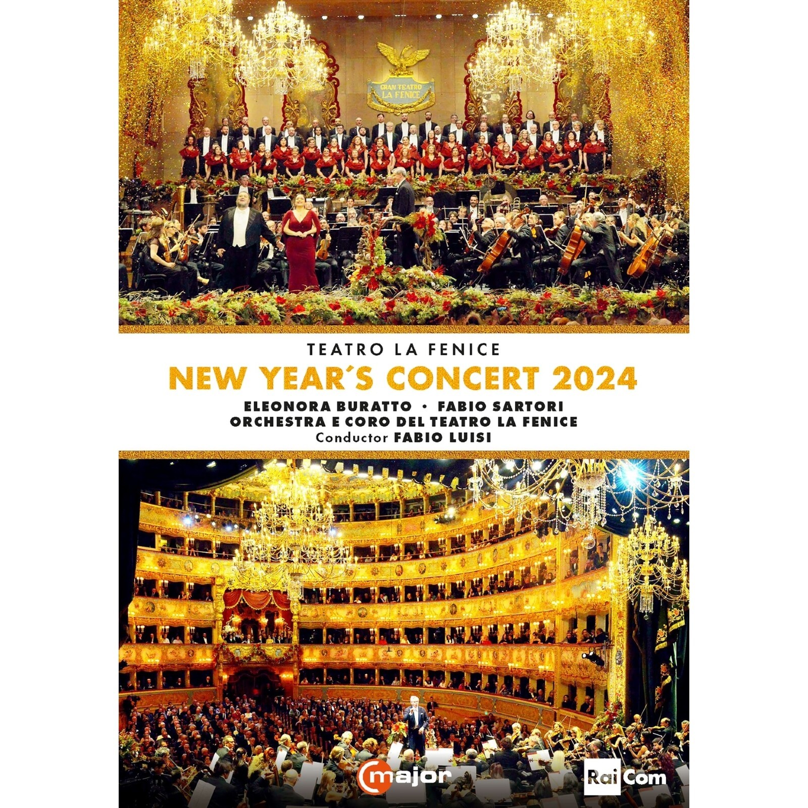 Teatro La Fenice/Luisi New Year's Concert - Teatro La Fenice 2024 DVD 768508 NEW