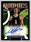 Victor Wembanyama 2023-24 Topps Finest Rookies Rookie Auto #RFA-VW San Antonio
