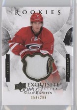 2015-16 Upper Deck Black Diamond Exquisite Rookies 58/299 Noah Hanifin Patch 0i6