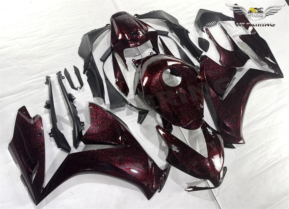 Carenado de fibra de carbono forjado rojo inyección NTU apto para Honda 2012-2016 CBR 1000RR Foto 4 de 4
