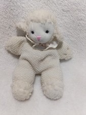 Russ White Cream Lappity Lamb Sheep Beanbag Plush