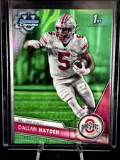2023 Bowman University Chrome Dallan Hayden Ohio State RC Green Refractor /99