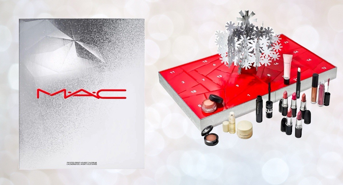新品未開封★MAC マック フロステッド フレンジー アドベント カレンダー Mac Frosted Frenzy Advent Calendar 2023 Makeup Gift Set