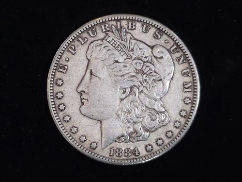 1884-S Morgan Silver Dollar Extremely Fine+ 11112