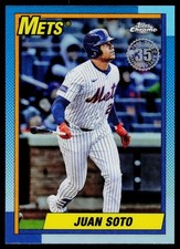 2025 Topps Chrome Update #90CU-4 Juan Soto 1990 Topps Chrome