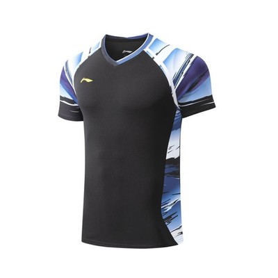 Li Ning Table Tennis Badminton T-shirt Men's Sports Short Sleeve Tee Top 050902