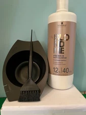 3 Schwarzkopf Blondme Premium Developer 40 Volume, Brush & Bowl New & Authentic