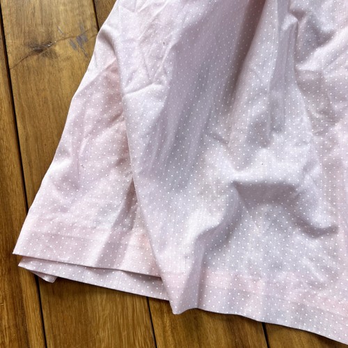 Vintage Girls Polly Flinders Pink Polka Dot Collared Floral Dress - Picture 2 of 5