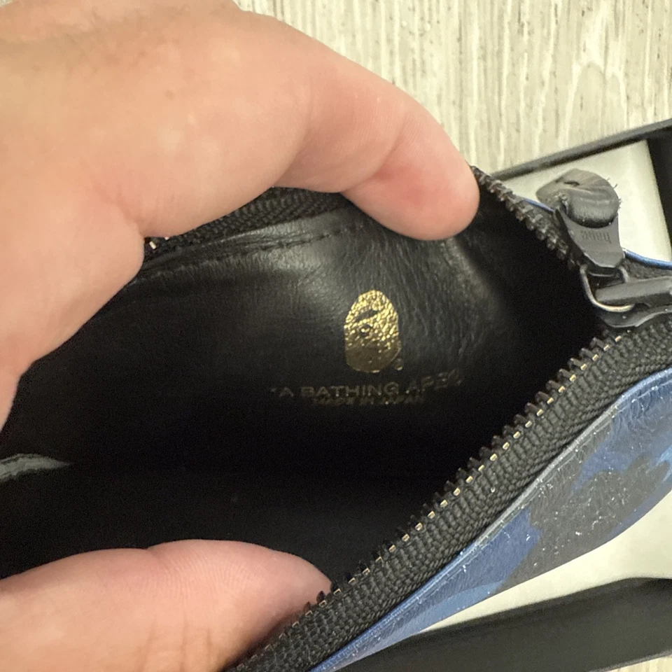 CARTERA BAPE A Bathing Ape cuero camuflaje macizo #2 camuflaje Japón 1K30190012 Foto 3 de 4