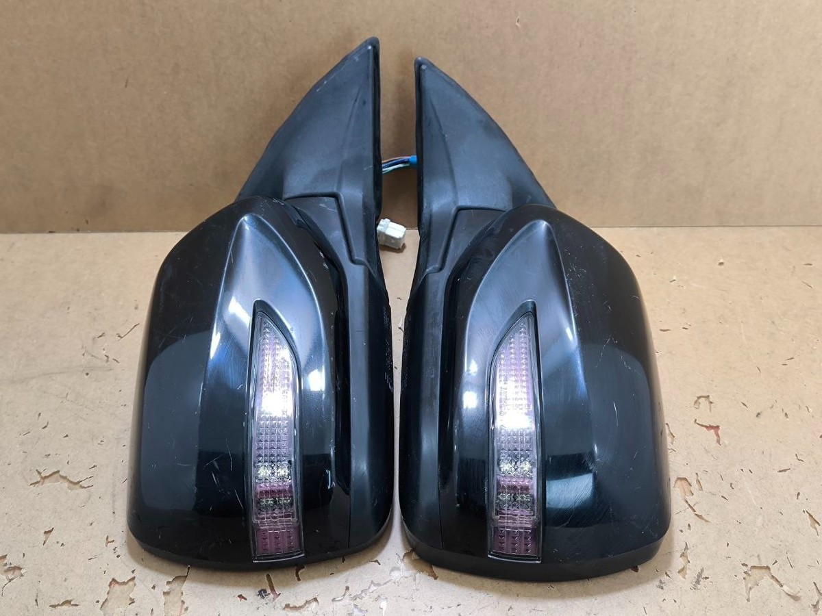 JDM 2009-14 Subaru Legacy Outback BR9 BM9 BLACK Side Mirror Auto