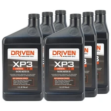 Driven Racing Oil 00306, XP3 Racing Oil, Synthetic 10W-30, 6 Quarts