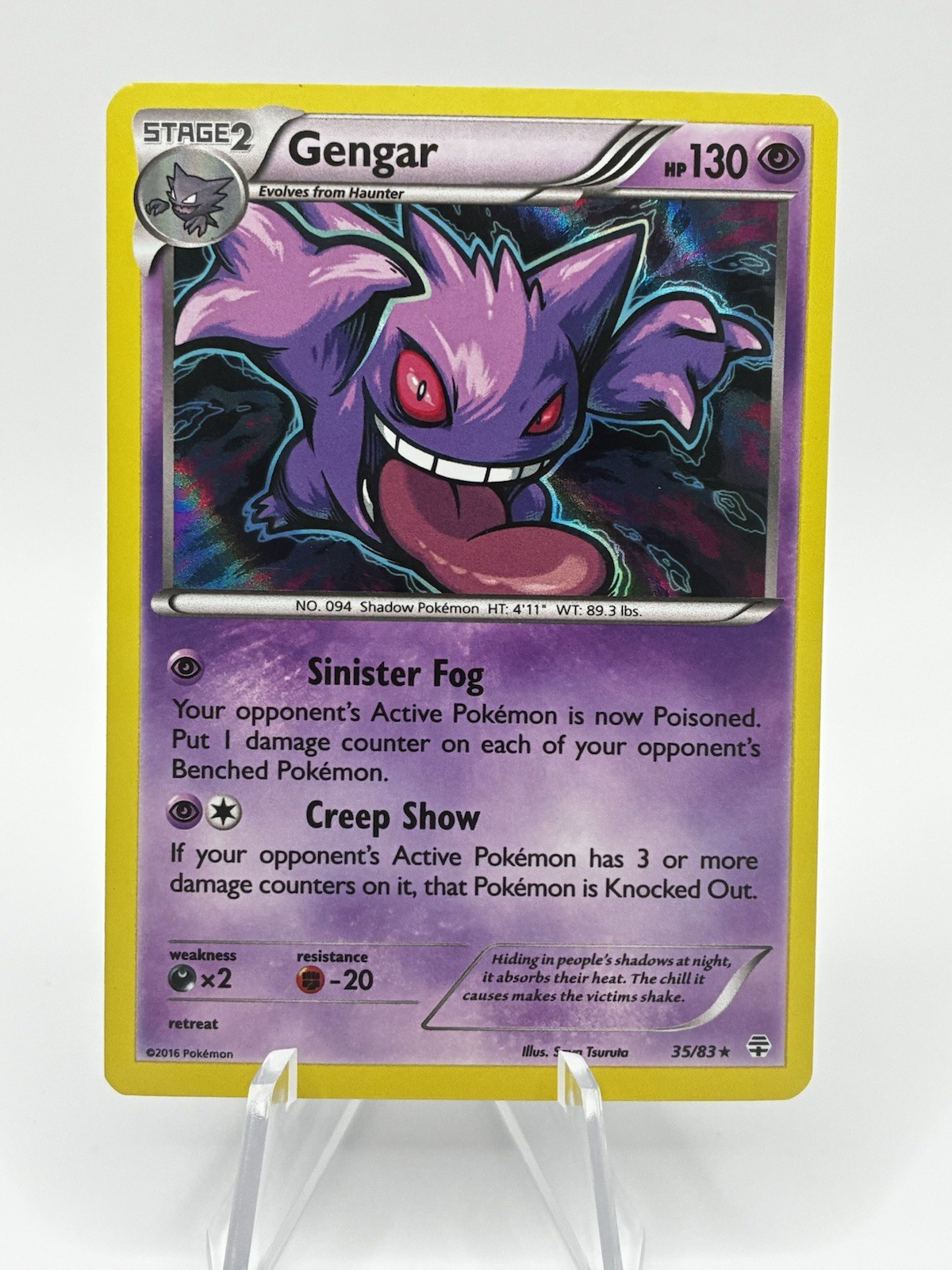 Pokémon TCG Gengar Generations 35/83 Rare 2016