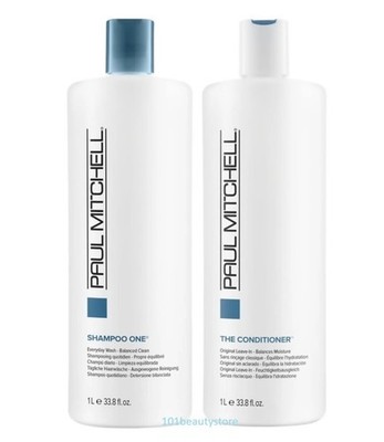 Paul Mitchell Shampoo One & The Conditioner 33.8 Oz Liter Duo Same Day Shipping
