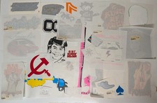 Vintage 30 Piece Lot Iron On Heat Transfers Tshirt Various Collection New