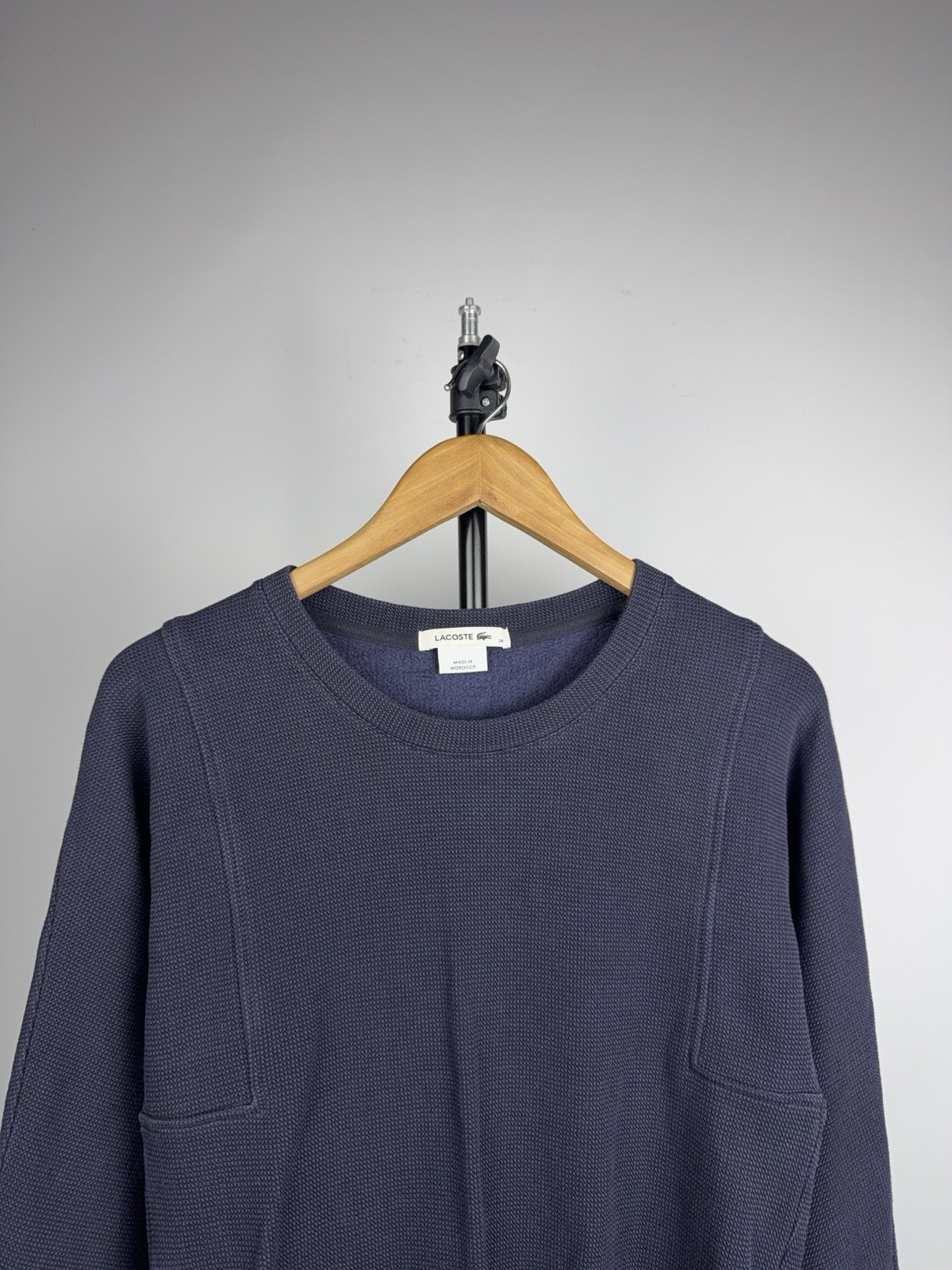 Luxury 00s Lacoste Navy Knit Long Sleeve Dress Women’s 38 / S Size thumbnail 2