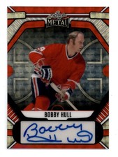 Marketplace image: 2025 Leaf Metal #BA-BH1 Bobby Hull Autograph Gold Superfractor 1/1