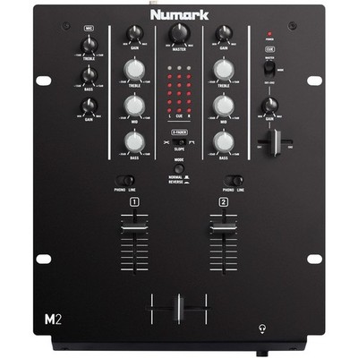 Numark Music Evolution - Mixer DJ Scratch 2-Channel Black M2 Numark DJミキサー M2 DJ機材