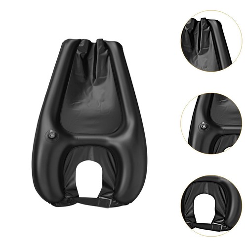 Inflatable Shampoo Bowl - Portable Hair Washing Basin for Bed/Chair 24x15" - Picture 3 of 5