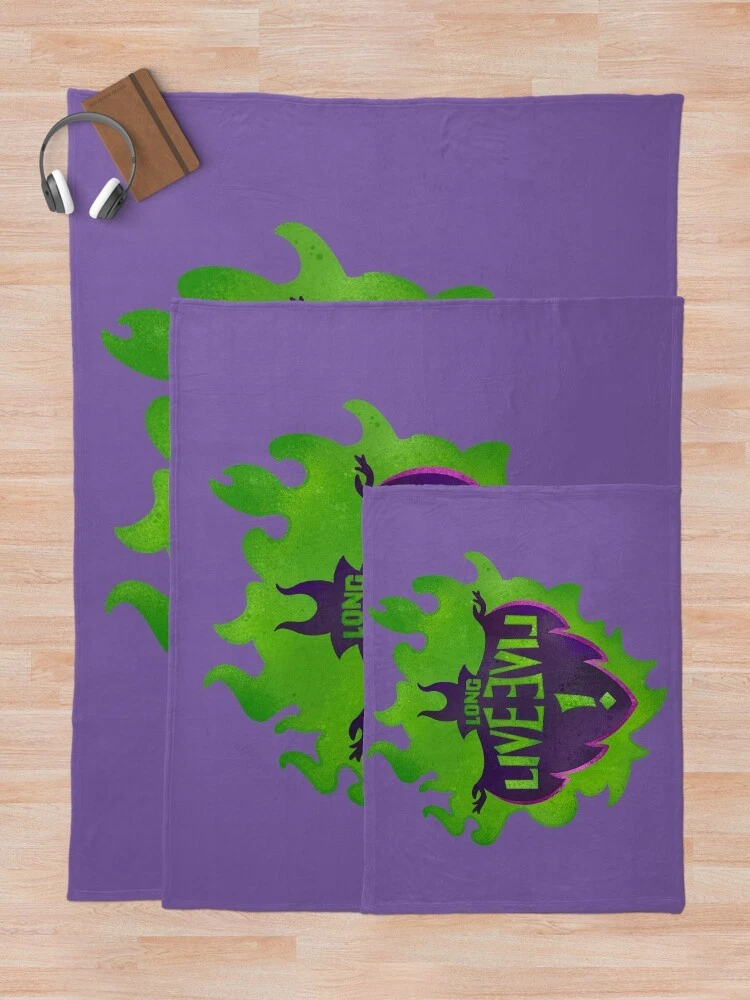 Disney Maleficent Mal Descendants Long Live Cozy Fleece Blanket