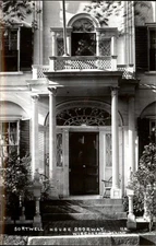 Sortwell House Doorway ~ Wiscasset Maine ~ RPPC real photo