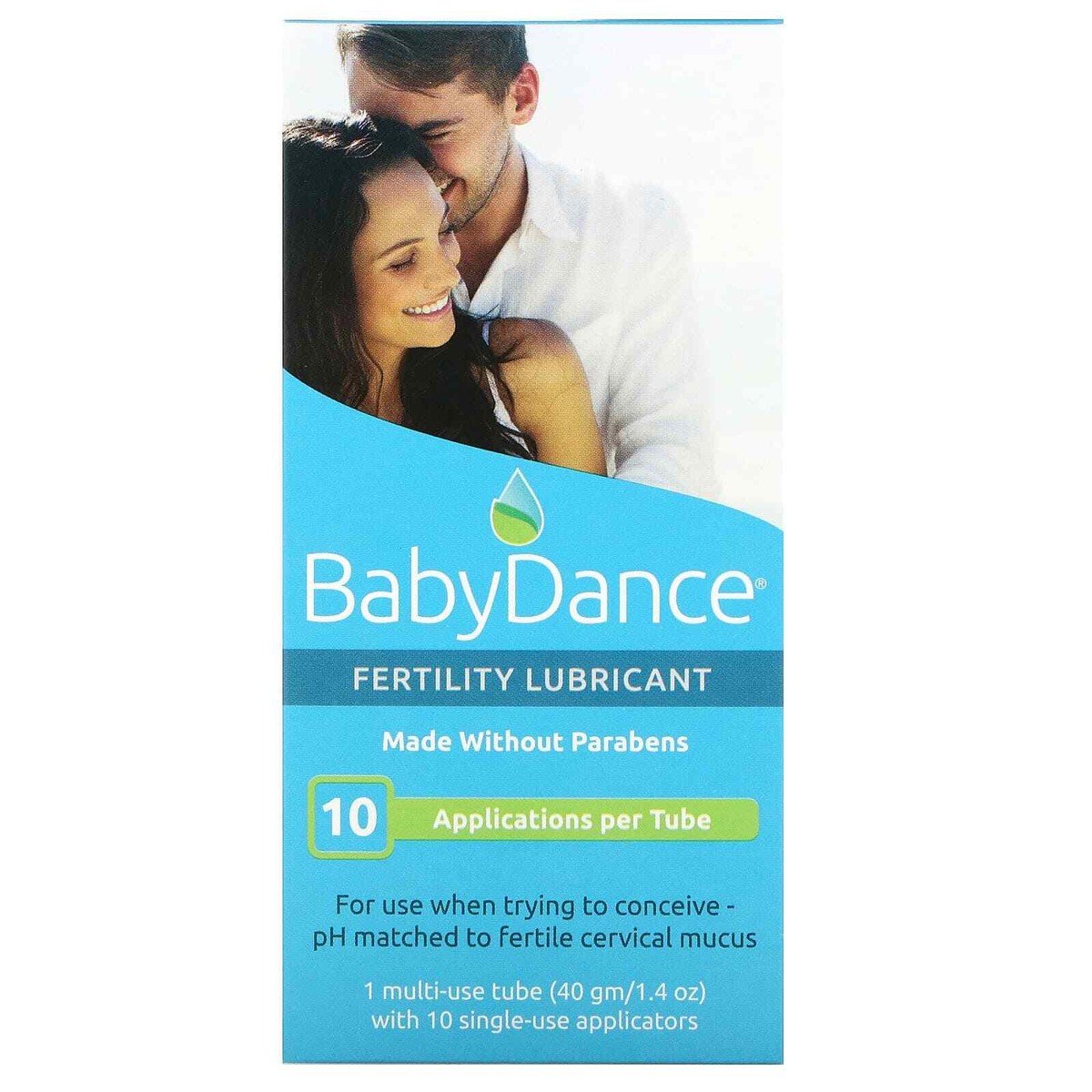 Fairhaven Baby Dance, Fertility Lubricant, 1 Multi-Use 10 Single-Use  Applicator