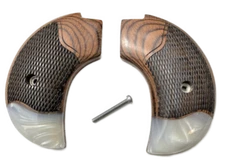 "Silverado" Heritage Arms Rough Rider 6 Shot Grips Rosewood Bird head model