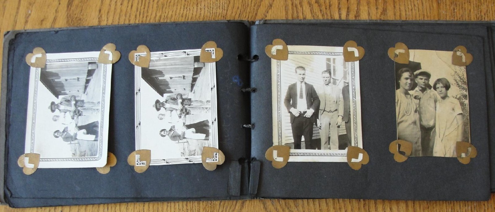 Vintage Lot Scrapbook Black & White 26 Old Pictures Photographs 1900