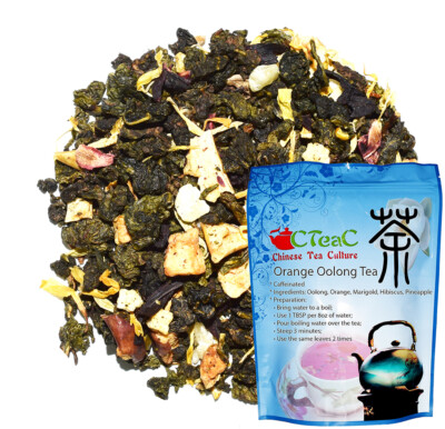 Orange Oolong, Caffeinated Tea, Loose Leaf Tea