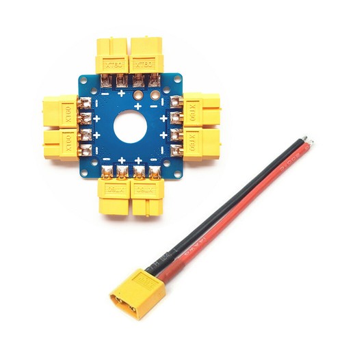 RC Multirotor Quadcopter ESC PCB Distribution Board XT60 Connector 14AWG Cable - Picture 8 of 8