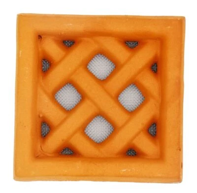 DMS Grille d'aération Claustra terre cuite - 13x13 cm (Rouge)