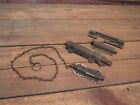 Vintage Antique Lot 1800's Victorian Cast Iron Door Latches & Other