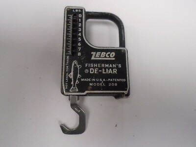 Balance De Pesée Vintage Zebco – Fisherman's De-Liar Modèle 208 – Poche, USA