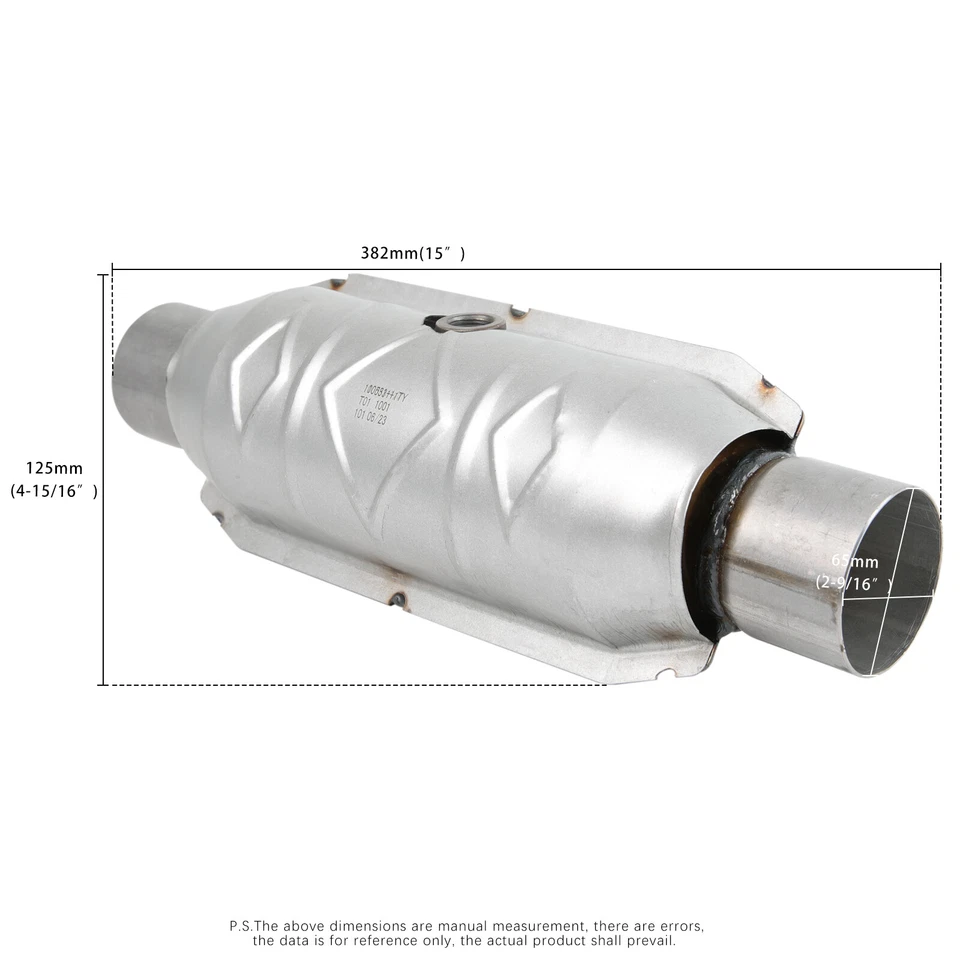 Conversor catalítico de entrada/saída 2,5" aprovado pela EPA para Mitsubishi 3000GT 1991-99 - Imagem 2 de 4