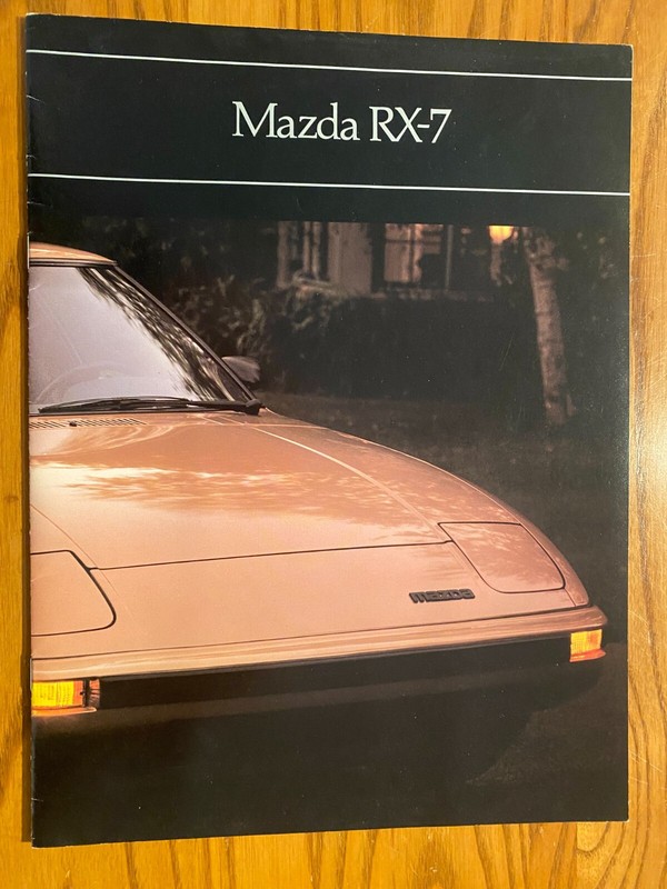 1981 Mazda Rx-7 - Sales Brochure - Full Color 18-pages - Part# 9999-92-0101-81