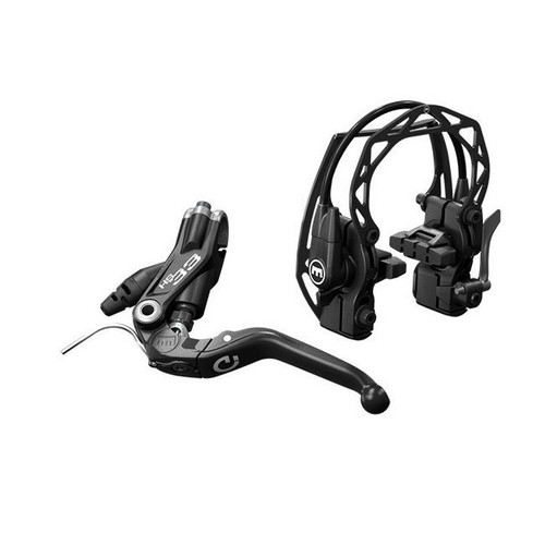 Hydraulic V-Brake HS33 R Flip/Flop Black 2-Finger Lever 525180251 Magura Bike-