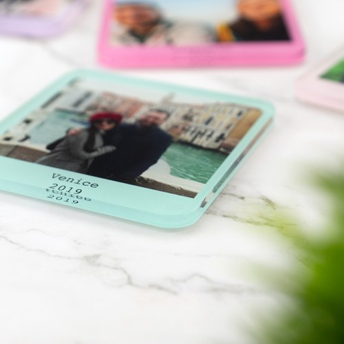 Personalised Photo Coaster Printed Acrylic Drinks Coaster - Novelty Coaster Gift - Picture 9 of 13