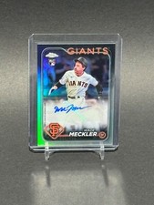 2024 Topps Chrome Update #AC-WM Wade Meckler RC Refractor Auto /499 Giants