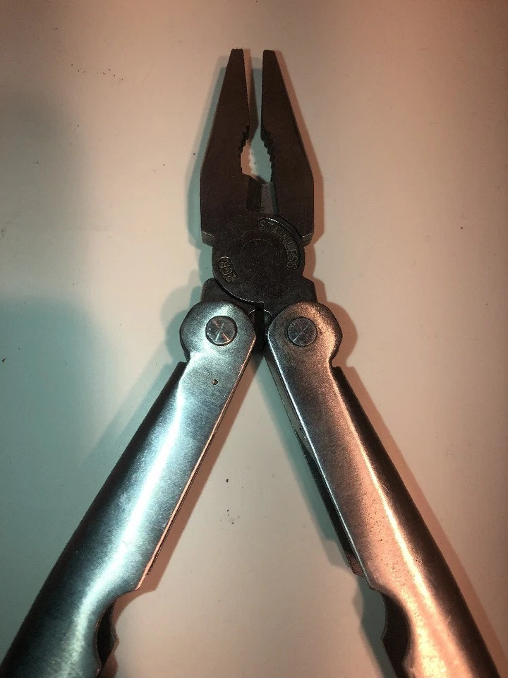 ALL METAL MULTI TOOL POCKET KNIFE WITH PLIERS STAINLESS 2CR - Image 4 of 4