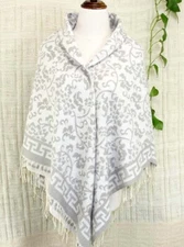 Fashion Square large 135CM Vintage Paisley plaid Cashmere Wool Soft Shawl 17