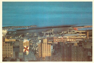 Postcard New York City - USS Intrepid Aircraft Carrier at Pier 86