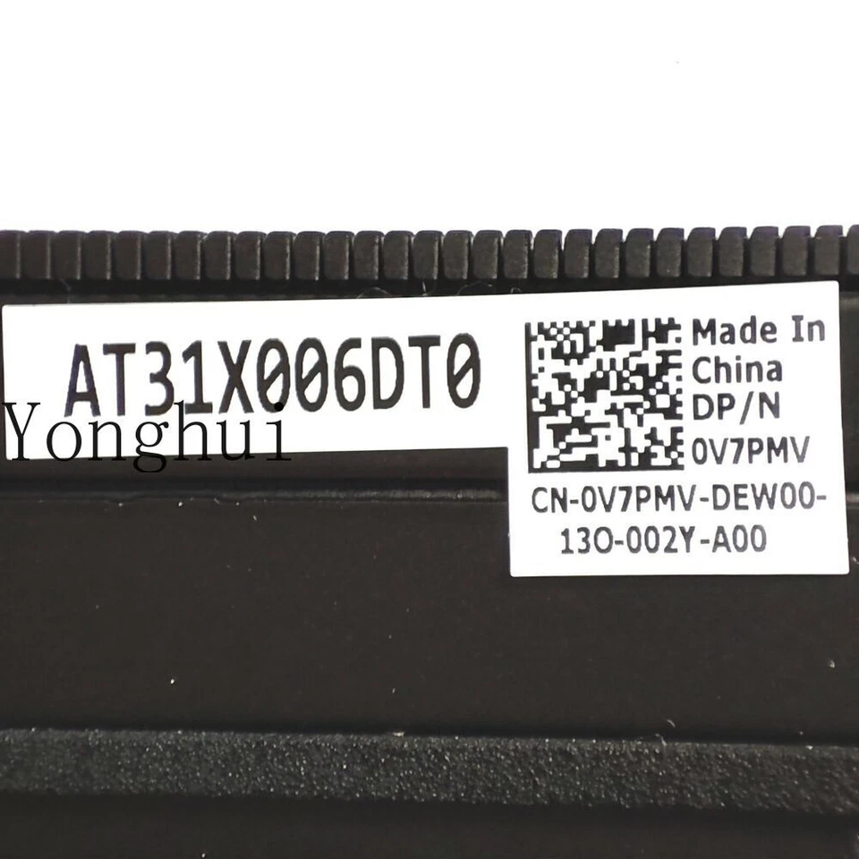 New For Dell XPS13 9305 Cpu Cooling Fan Heatsink 0V7PMV V7PMV - Image 3 of 3