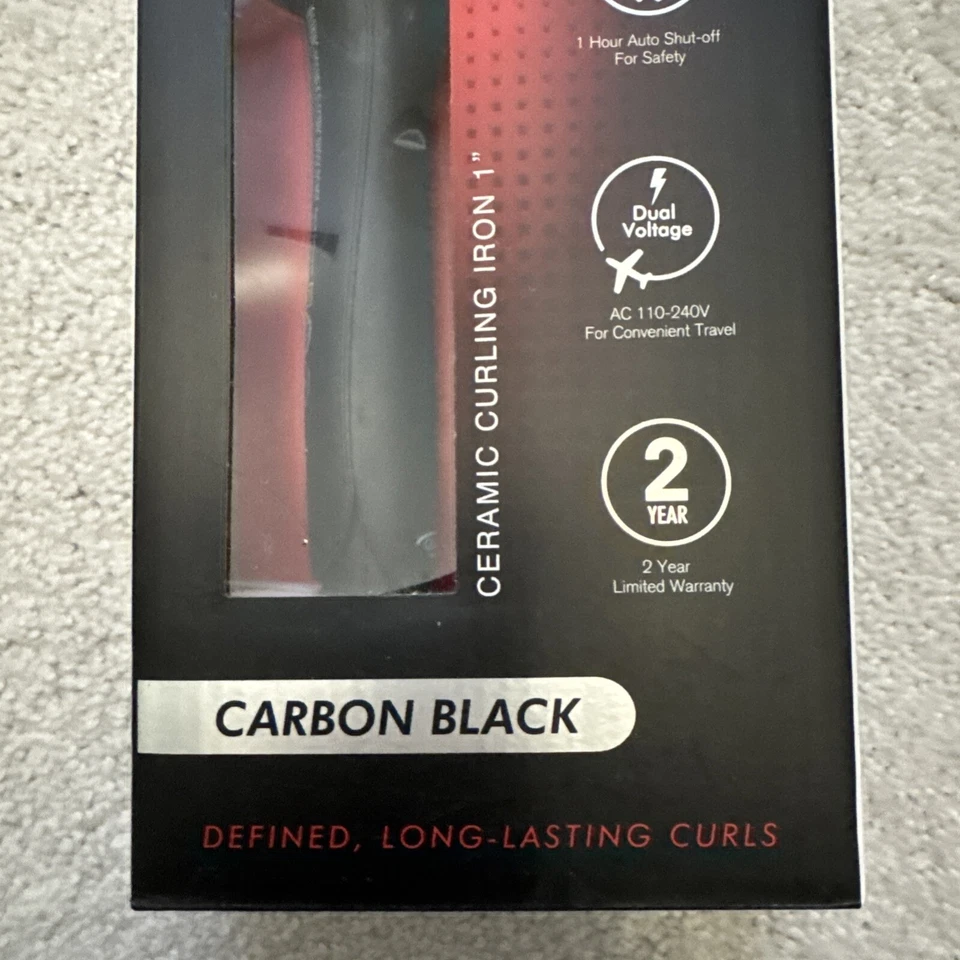 CHI Ceramic Curling Iron, Hair Curler for Smooth & Shiny Curls, Adjustable 1" - Image 3 of 4