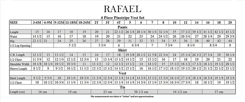 Boys Formal Vest Pants Set Color Shirt Tie Pinstripe Wedding Suit All Size 2T-20 - Image 2 of 4