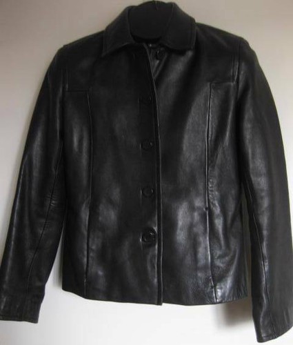 SIENA STUDIO leather COAT Jacket black 