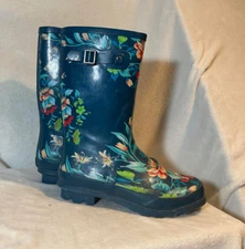 Norty Women’s Hurricane Rain Boots - Size 9 Waterproof Durable Stylish Footwear