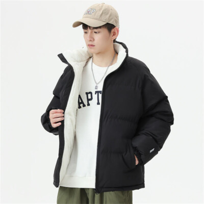 Mens Flight Bomber Quilted Jacket Varsity Jackets Winter Padded Coats Outwear