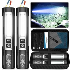 Banral Rechargeable Flashlights High Lumens - Super Bright Small Pocket Magne...