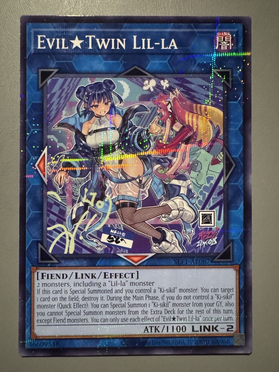 YUGIOH EVIL TWIN LIL-LA (ALT ART) ASIA ENGLISH SLF1-AE087 YUGIOH EVIL TWIN LIL-LA (ALT ART) ASIA ENGLISH SLF1-AE087