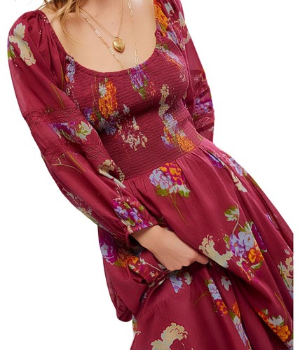 NEW Free People Morning Glory Floral Maxi Dress Size XL - Picture 4 of 5